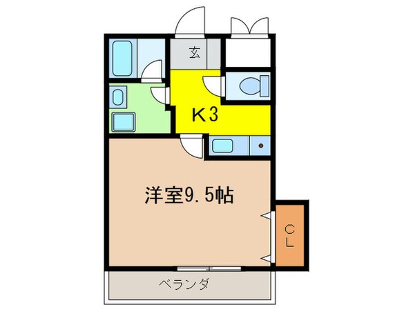 フラット甲子園の物件間取画像